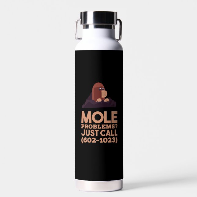 Chemistry - Mole Problems Water Bottle (Front)