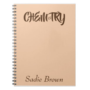 Chemistry name personalization notebook 