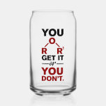 Chemistry Nerd You Get it Funny Science Teacher Can Glass<br><div class="desc">Cute and funny chemistry can glass to treat yourself or as a gift for your favourite scientist,  chemistry teacher or graduate. The saying on this decorative can glass is  just a silly joke for the scientists out there. Perfect for geeks or chemistry teachers featuring a funny chemical formula.</div>