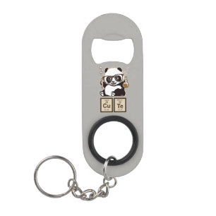 Chemistry panda discovered cute mini bottle opener