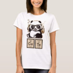 Chemistry panda discovered cute T-Shirt<br><div class="desc">Funny Chemistry panda discovered cute</div>