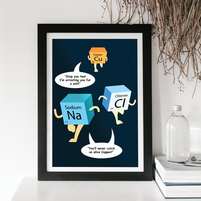 Chemistry Periodic Table Elements Quote Poster (Creator Uploaded)