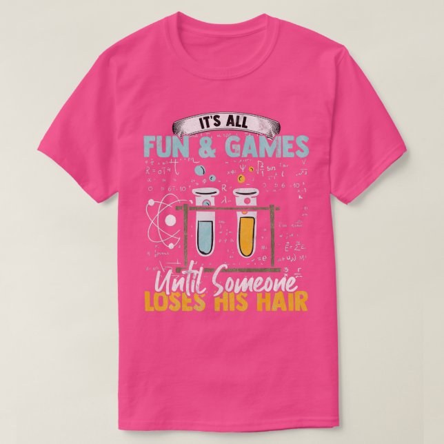 Chemistry Periodic Table Molecule Atom 4 T-Shirt (Design Front)