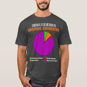 Chemistry pie chart hexagon compounds funny gift T-Shirt