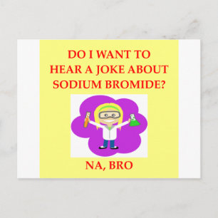 CHEMISTRY POSTCARD