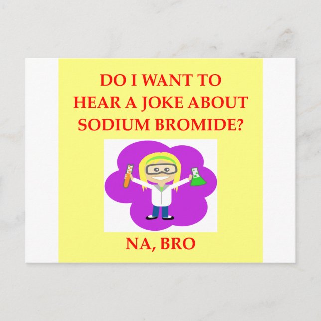 CHEMISTRY POSTCARD (Front)