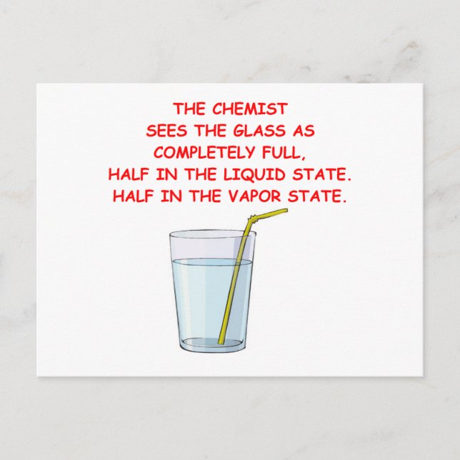 chemistry postcard (Front)