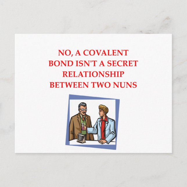 chemistry postcard (Front)