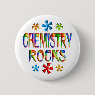 CHEMISTRY ROCKS 2 INCH ROUND BUTTON