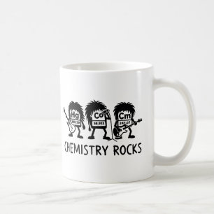 Chemistry Rocks Science Rock Band Coffee Mug