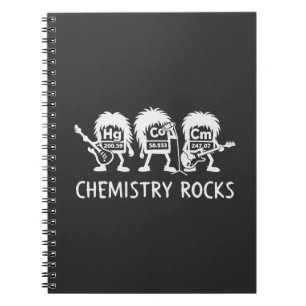 Chemistry Rocks Science Rock Band Notebook