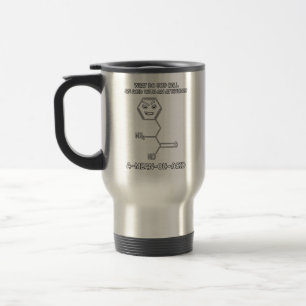 Chemistry Science Acid Attitude A-Mean-Oh-Acid Travel Mug