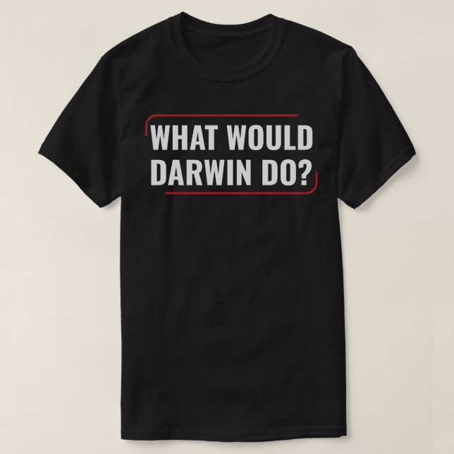Chemistry Science Darwin Biology Laboratory Scient T-Shirt (Design Front)