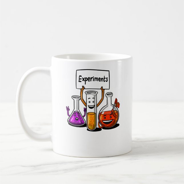 Chemistry Science Funny Experiments School Joke Coffee Mug (Left)