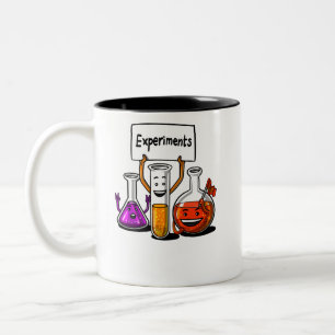 Chemistry Science Funny Experiments School Joke Two-Tone Coffee Mug