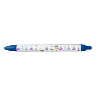 Chemistry Science Laboratory  Black Ink Pen