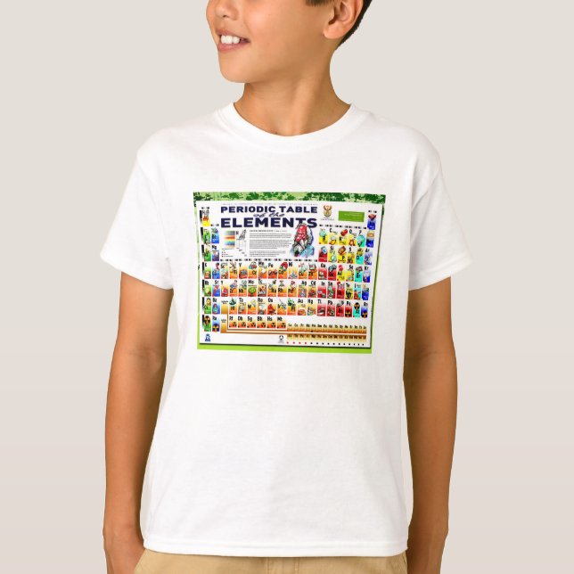 Chemistry, science, periodic table of elements T-Shirt (Front)