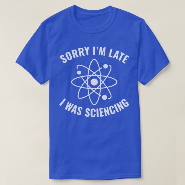Chemistry Science Scientists Funny Laboratory T-Shirt (Design Front)