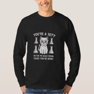 Chemistry - Science Teacher Student Cat Chemist T- T-Shirt