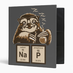 Chemistry sloth discovered nap binder