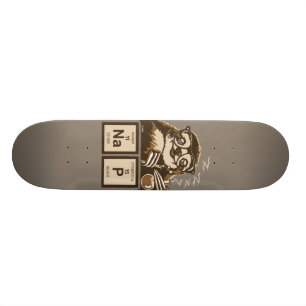 Chemistry sloth discovered nap skateboard