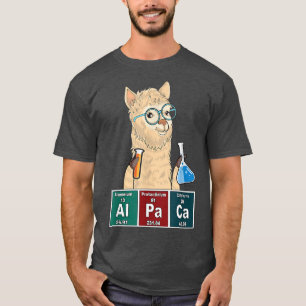 Chemistry students or scientist cute Alpaca Scienc T-Shirt