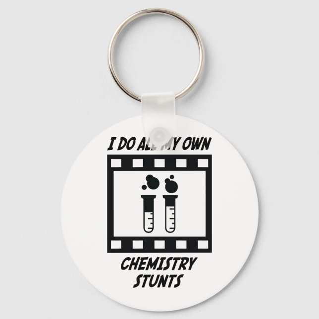 Chemistry Stunts Keychain (Front)