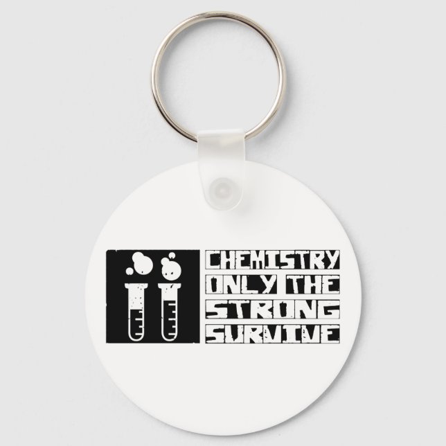 Chemistry Survive Keychain (Front)