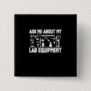 Chemistry Teacher 2 Inch Square Button