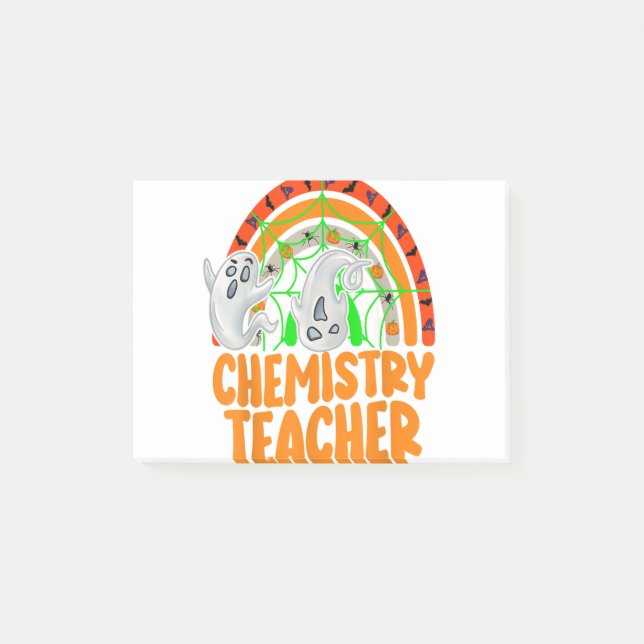 Chemistry Teacher Funny Halloween Costumes Science Post-it Notes (Front)