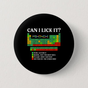 Chemistry Teacher Funny Periodic Table Stem Can I 2 Inch Round Button