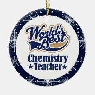 Chemistry Teacher Gift Ornament