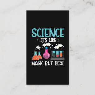 Chemistry Teacher Laboratory Test Tube Scientists Business Card