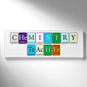 Chemistry Teacher Name Badge