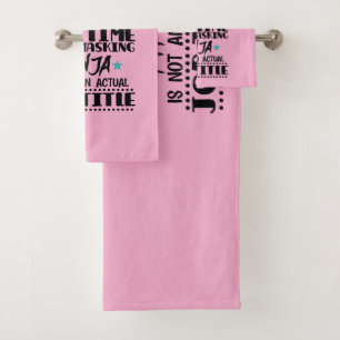 Chemistry Teacher Only Because Full Time Multi Bath Towel Set