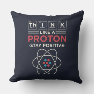 Chemistry Teacher Science Geek Gag Novelty Throw Pillow