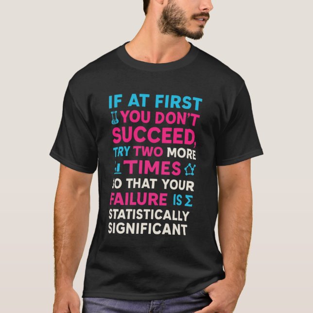 Chemistry Teacher Student Lab Success Science T-Shirt (Front)