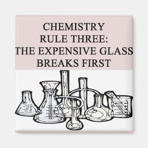 chemistry: the epensive glass breaks first magnet