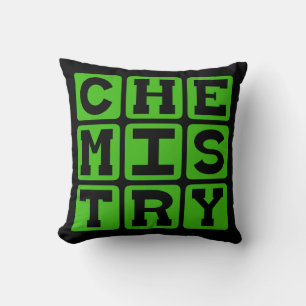 Chemistry, The Study of Matter Throw Pillow