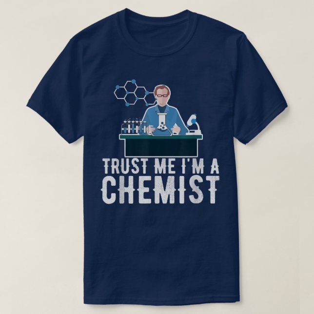 Chemistry Tshirt Science Molecule Atom Chemical En (Design Front)