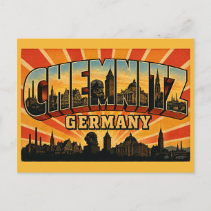 Chemnitz Germany Monument Postcard