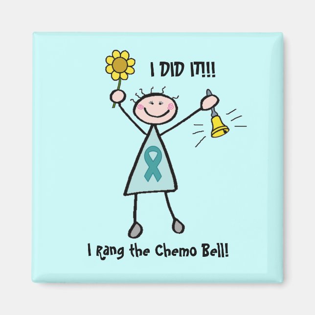 Chemo Bell - Cervical Cancer Magnet (Front)