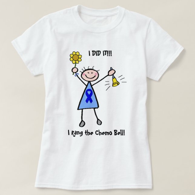 Chemo Bell - Colon Cancer Woman T-Shirt (Design Front)
