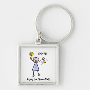 Chemo Bell - Woman General Cancer Keychain