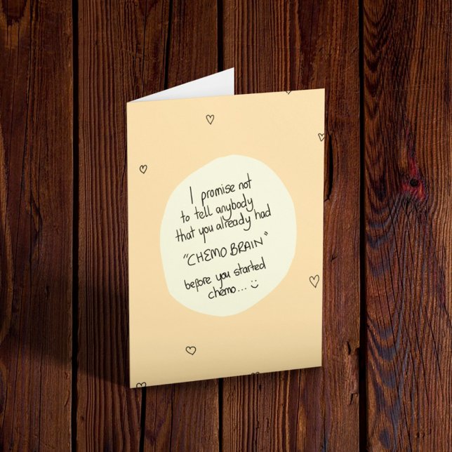 Chemo Brain Cancer Get Well Card (Creator Uploaded)