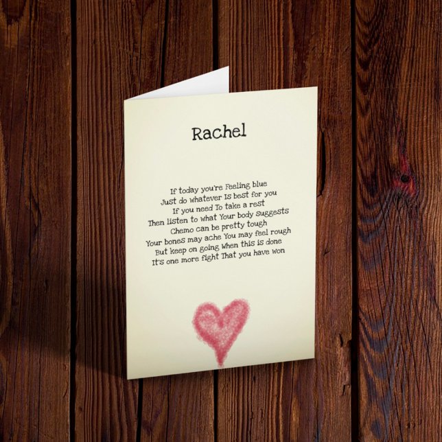 Chemo Encouragement Customisable Card (Creator Uploaded)