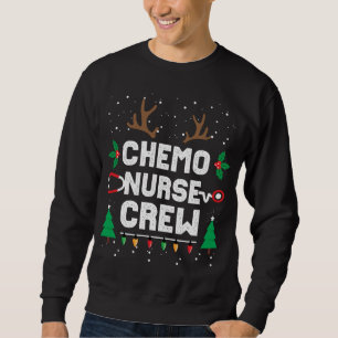 Chemo Infusion Nurse Cute Christmas Gnomes Oncolog Sweatshirt
