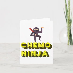 Chemo Ninja Kids Cancer Awareness Month Card