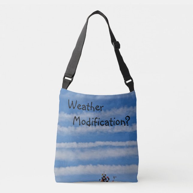 Chemtrail Awareness Crossbody Bag (Front)