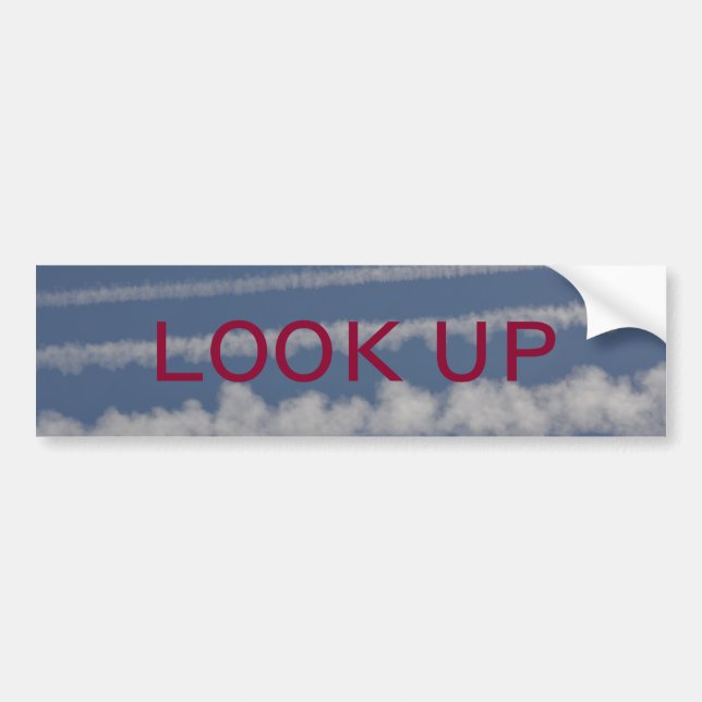 Chemtrail Bumper Sticker (Front)
